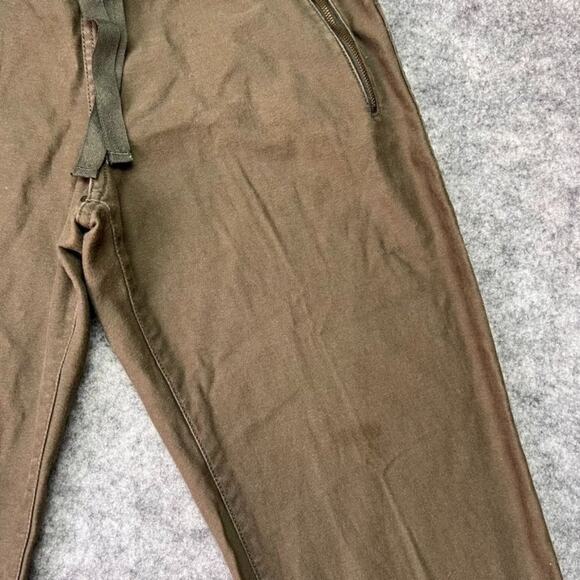 Aritzia TNA Joggers Womens 4 Green Smocked Pants Drawstrings Athleisure - Picture 16 of 16